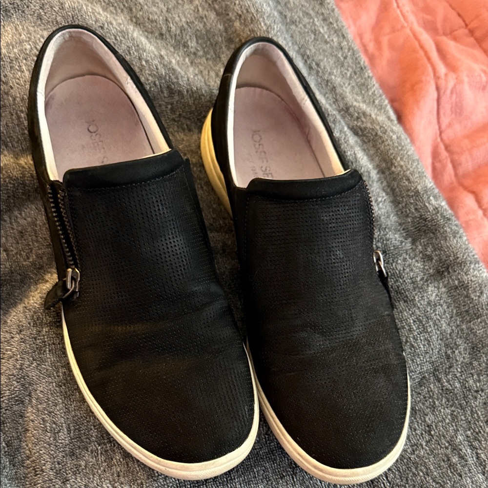 Josef Seibel Black Sneakers.  Used size 41 (around a 10.5)